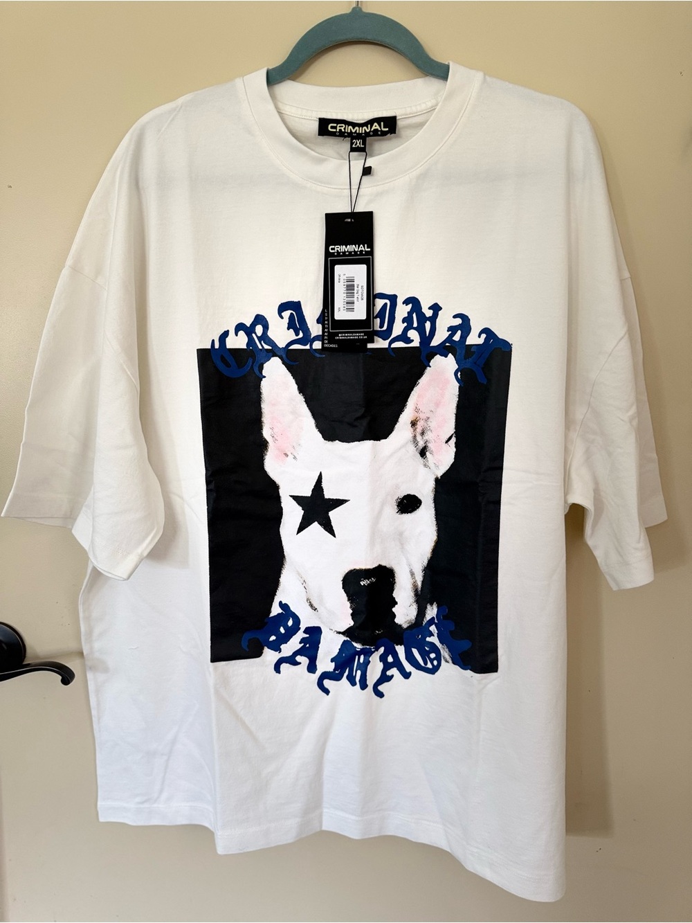 Criminal Damage Star Dog T-Shirt